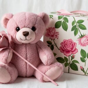 Rosy Heart Bear Set