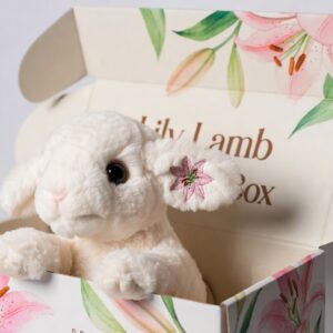 Lily Lamb Cuddle Box